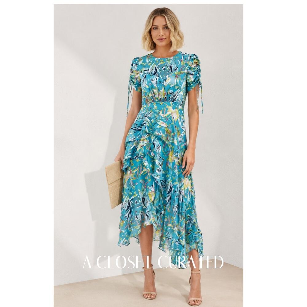 Tanya Taylor Cosette Midi Dress 4 Blue